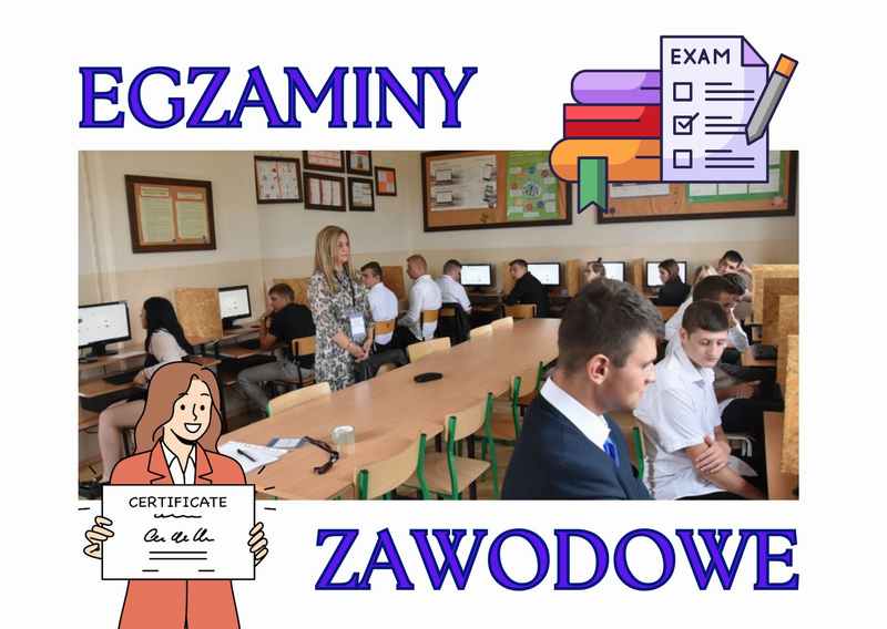Read more about the article Trwają egzaminy zawodowe w sesji letniej