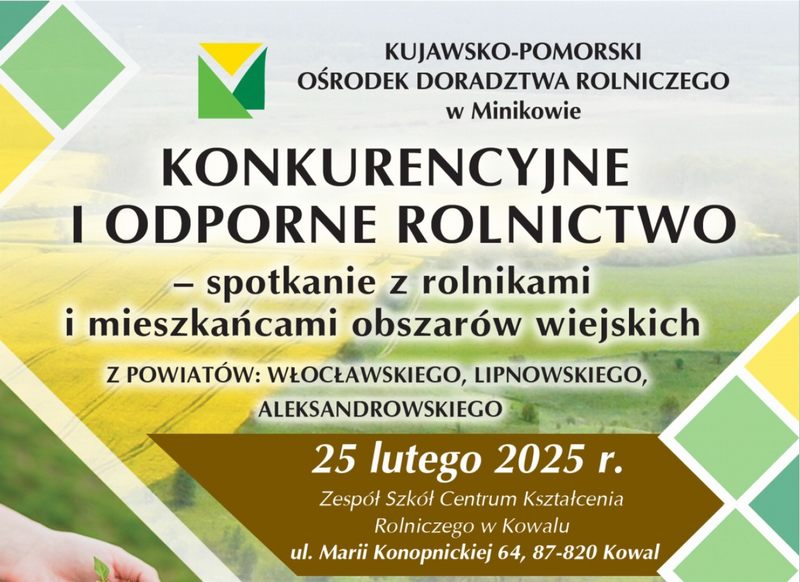 Read more about the article Konkurencyjne i odporne rolnictwo